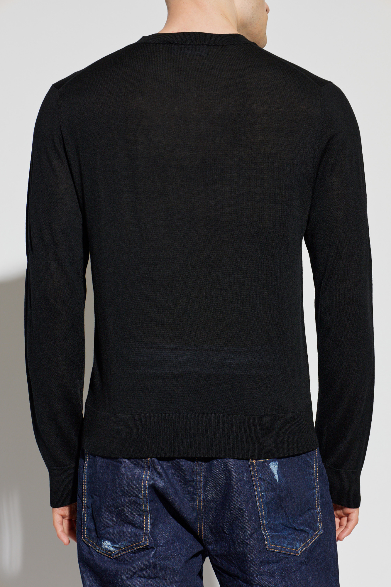 Dsquared2 Wool sweater with embroidered logo | Men's | Vitkac